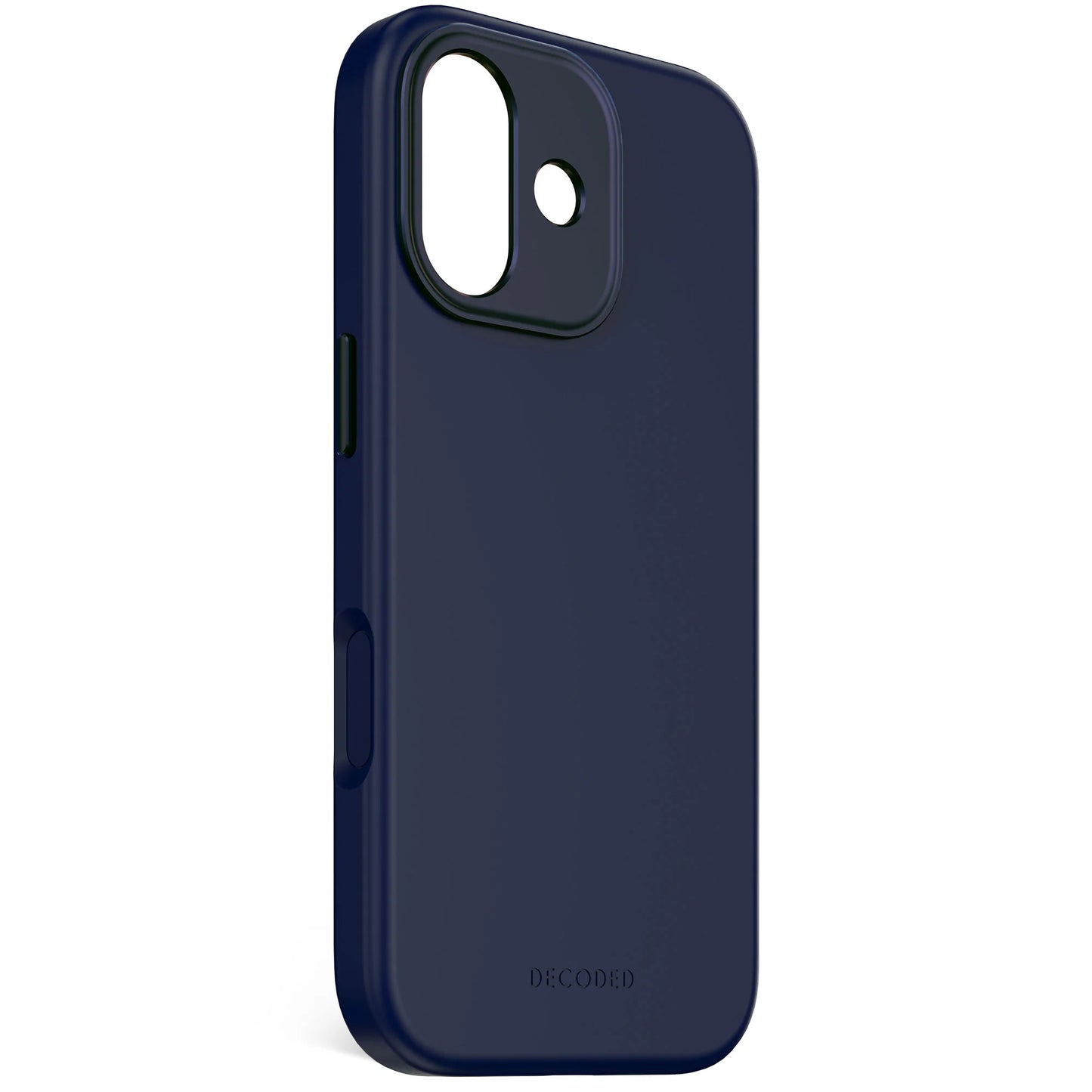 Decoded Antimicrobial Silicone Backcover voor iPhone 17 - Marineblauw