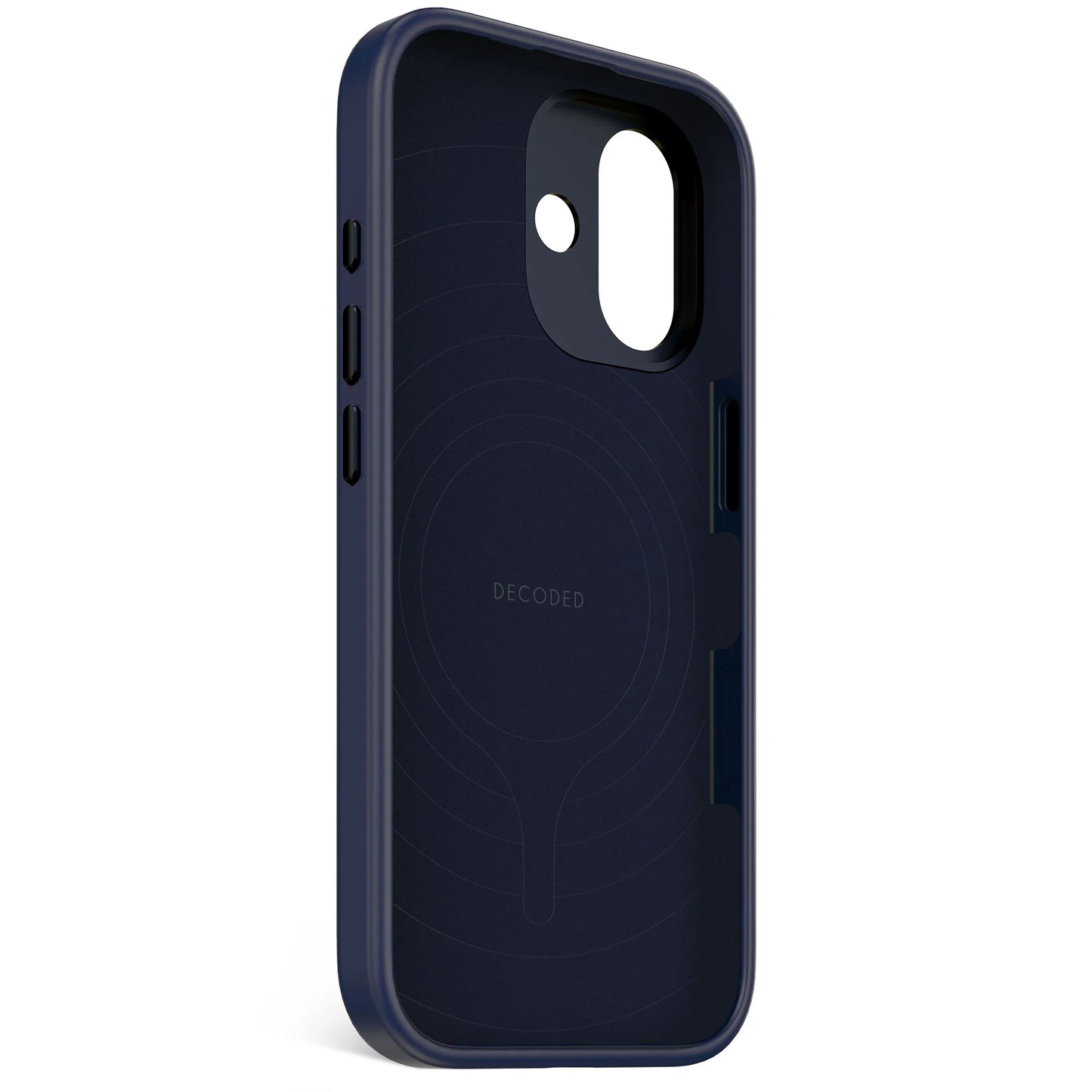 Decoded Antimicrobial Silicone Backcover voor iPhone 17 - Marineblauw