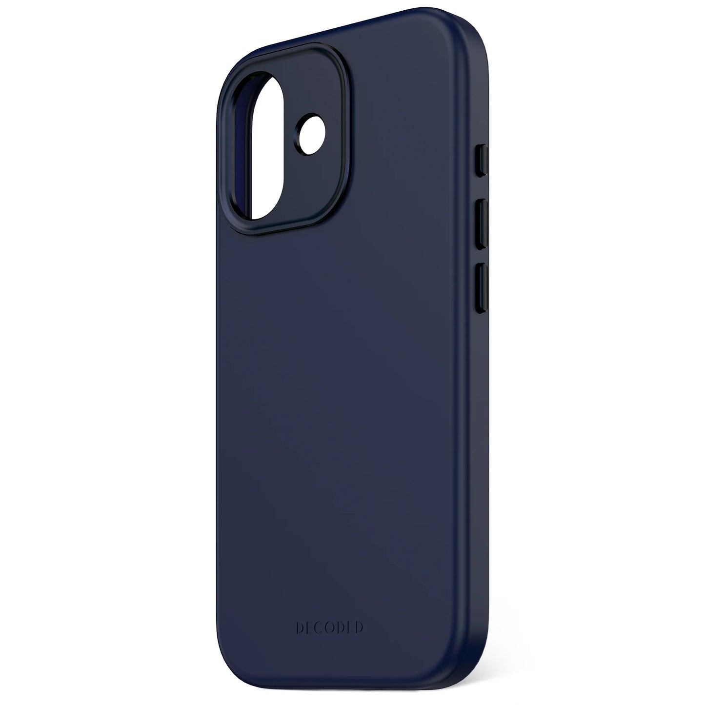 Decoded Antimicrobial Silicone Backcover voor iPhone 17 - Marineblauw
