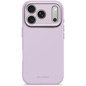 Decoded Antimicrobial Silicone Backcover voor iPhone 17 Pro - Lavendel