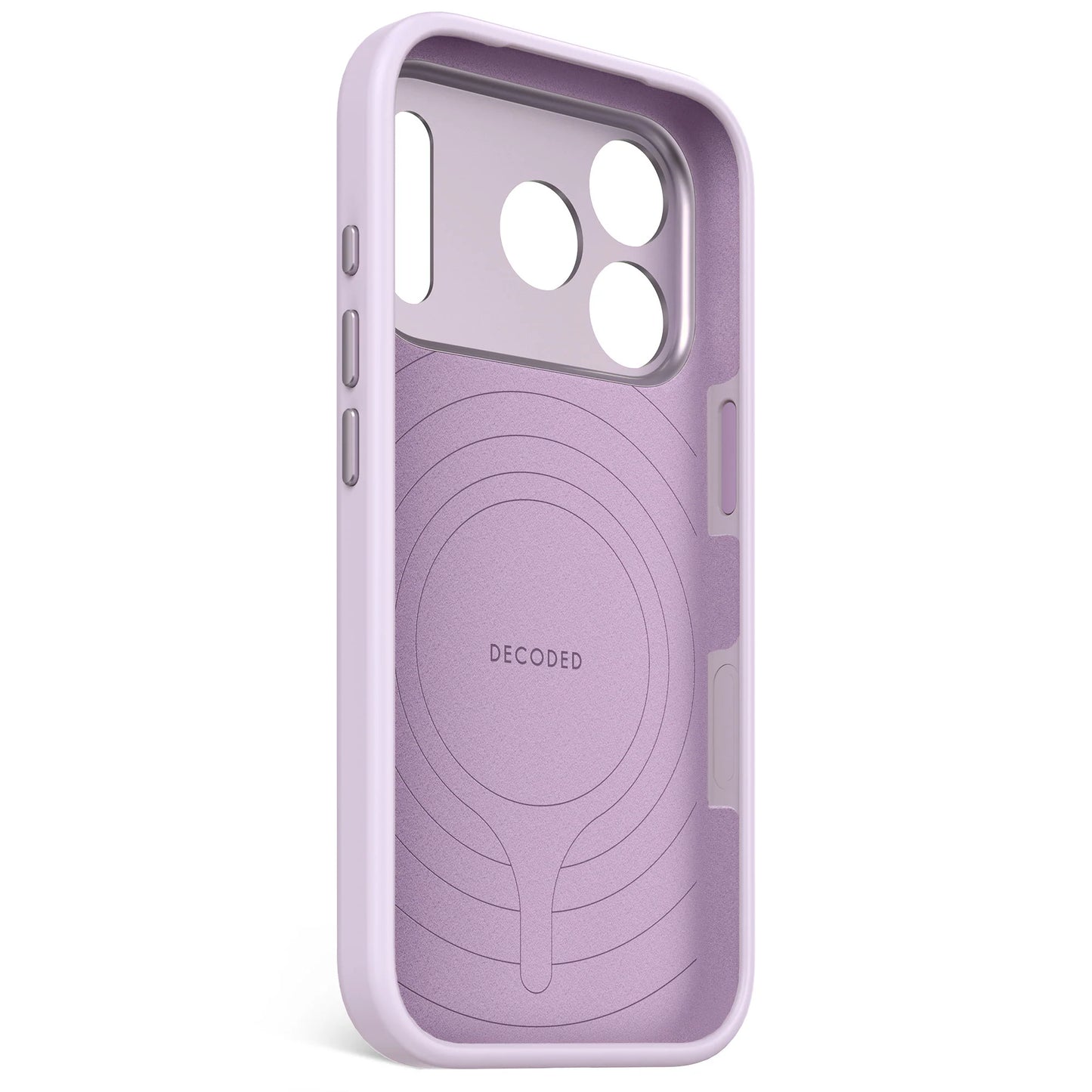 Decoded Antimicrobial Silicone Backcover voor iPhone 17 Pro - Lavendel