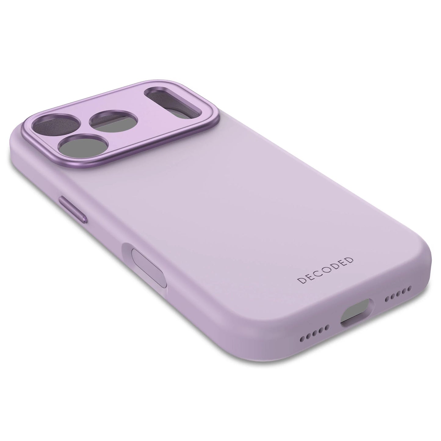 Decoded Antimicrobial Silicone Backcover voor iPhone 17 Pro - Lavendel