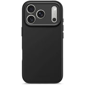 Decoded Antimicrobial Silicone Backcover voor iPhone 17 Pro - Phantom Zwart