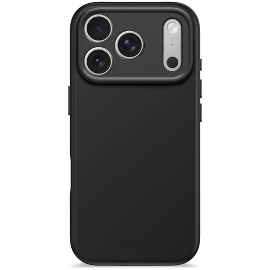 Decoded Antimicrobial Silicone Backcover voor iPhone 17 Pro - Phantom Zwart