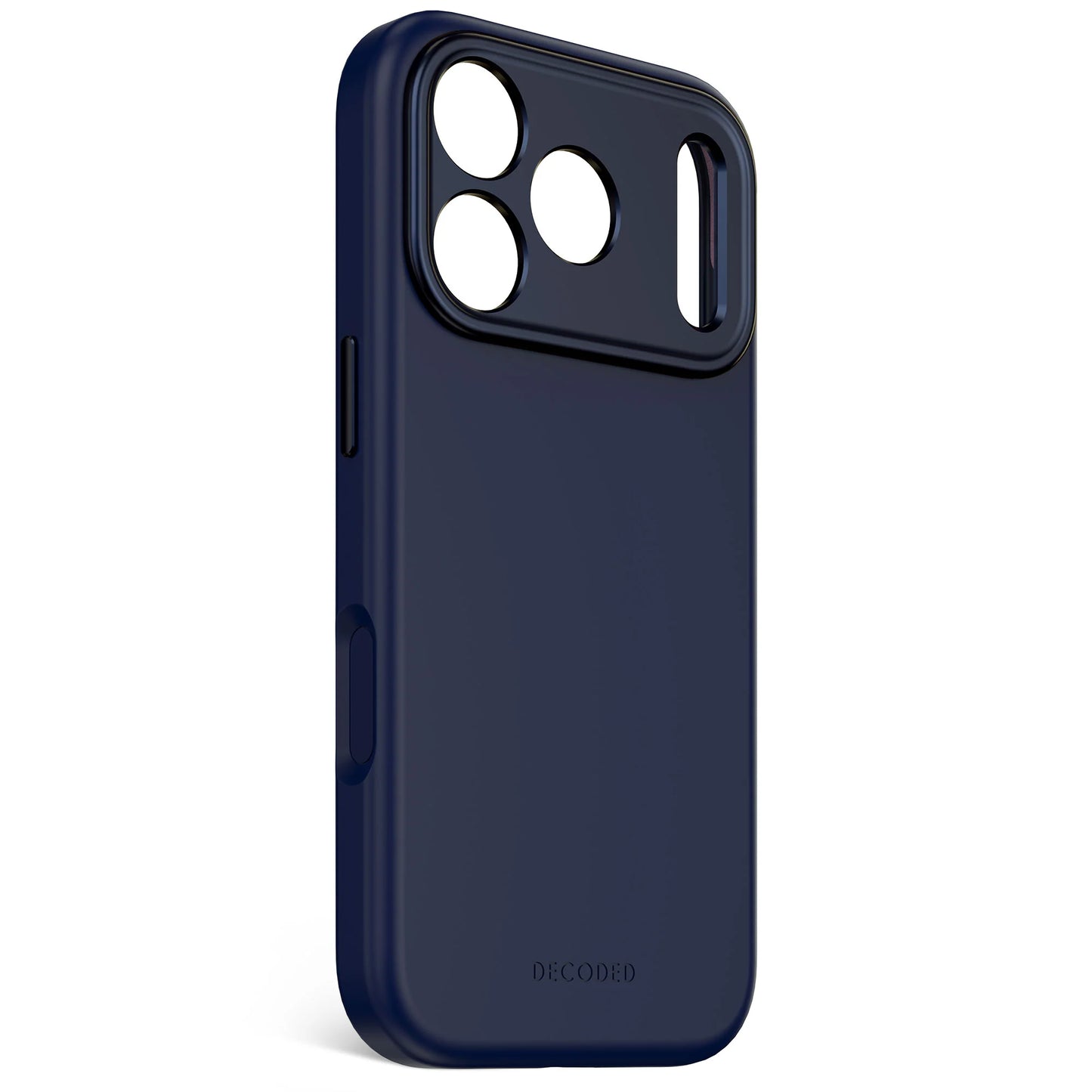 Decoded Antimicrobial Silicone Backcover voor iPhone 17 Pro - Marineblauw