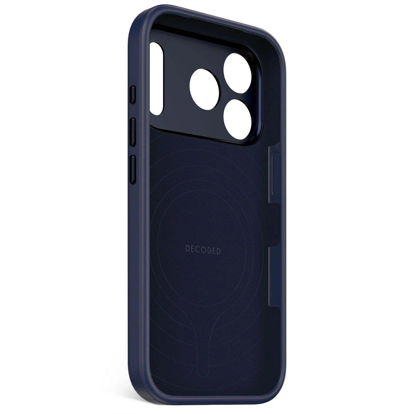 Decoded Antimicrobial Silicone Backcover voor iPhone 17 Pro - Marineblauw
