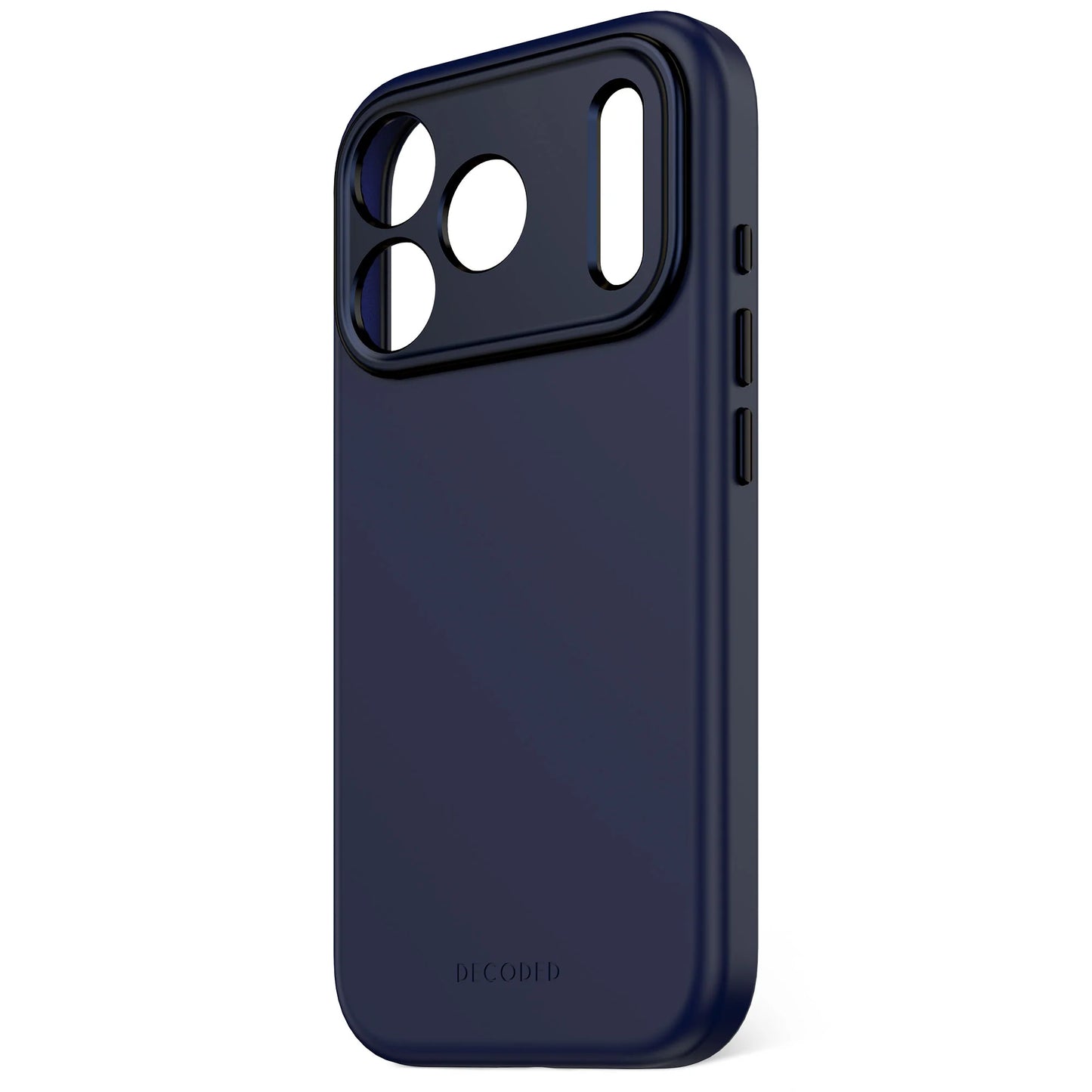Decoded Antimicrobial Silicone Backcover voor iPhone 17 Pro - Marineblauw