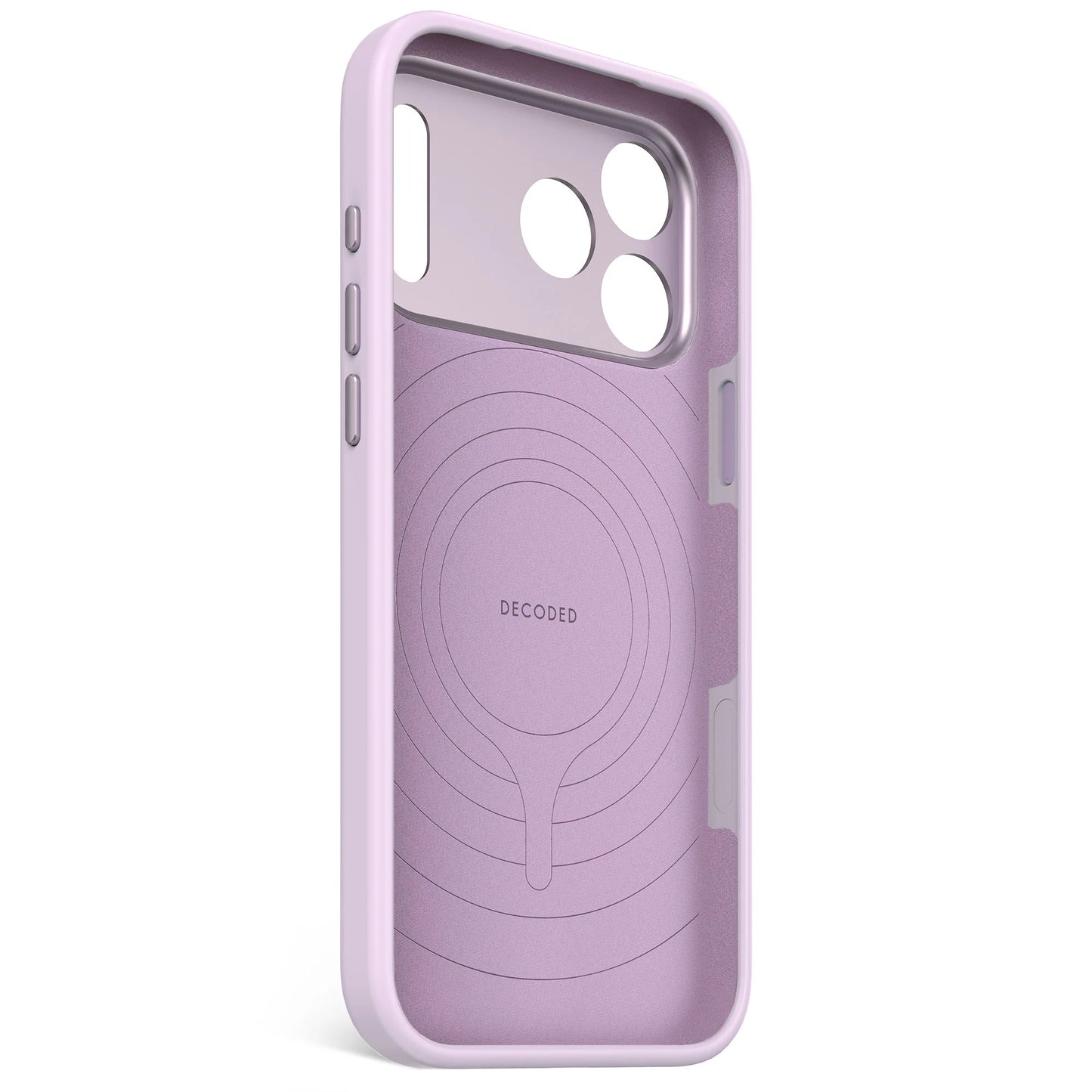 Decoded Antimicrobial Silicone Backcover voor iPhone 17 Pro Max - Lavendel