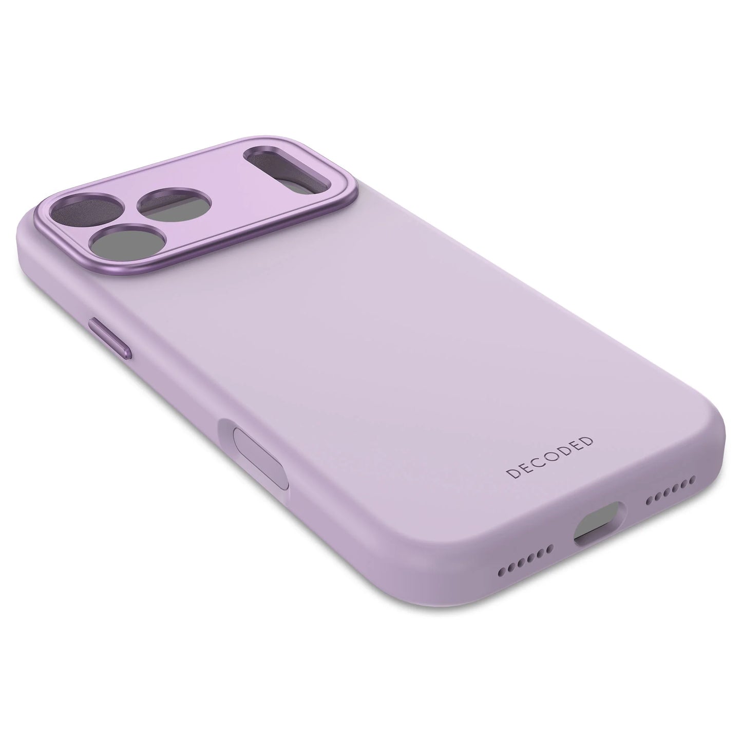 Decoded Antimicrobial Silicone Backcover voor iPhone 17 Pro Max - Lavendel