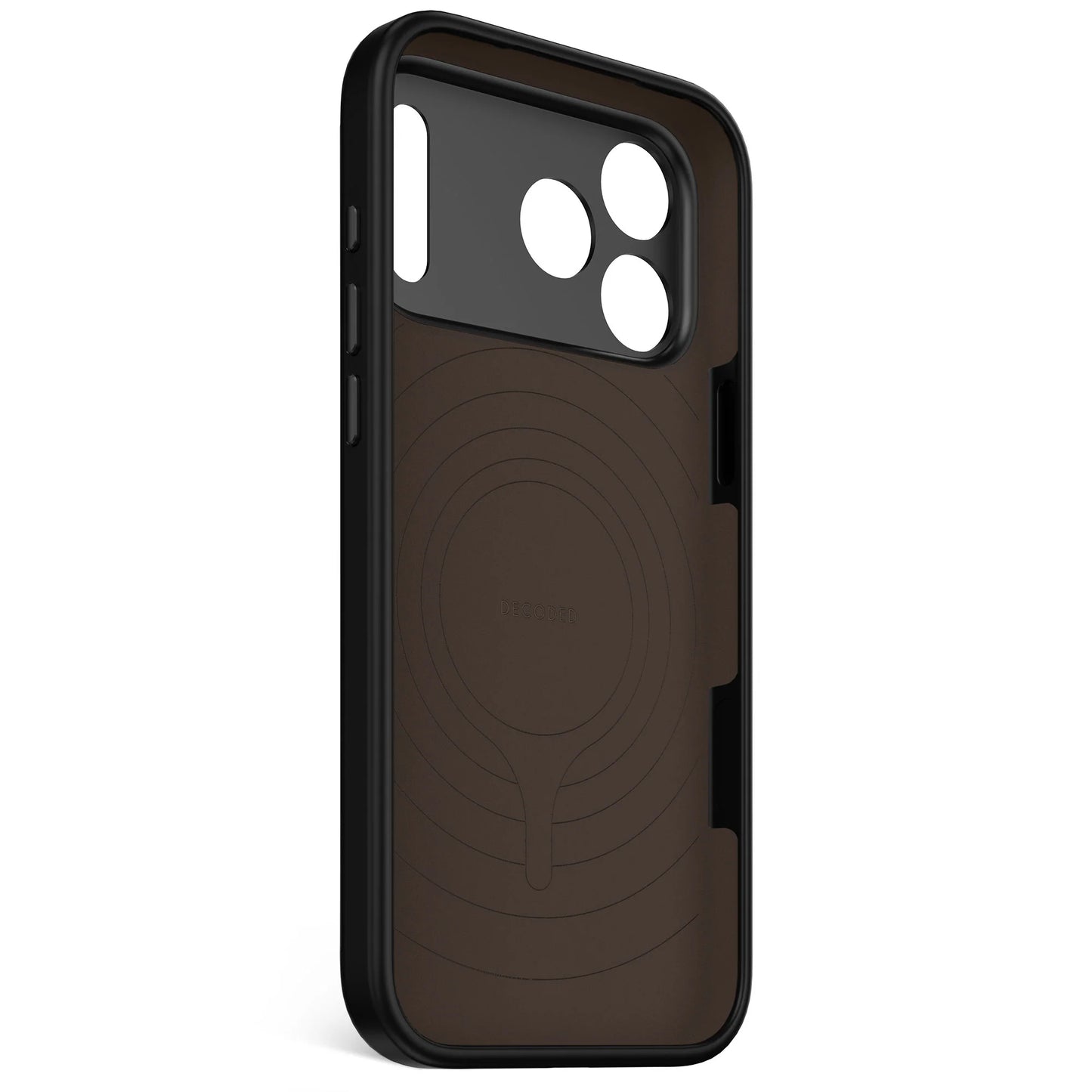 Decoded Antimicrobial Silicone Backcover pour iPhone 17 Pro Max - Phantom Noir