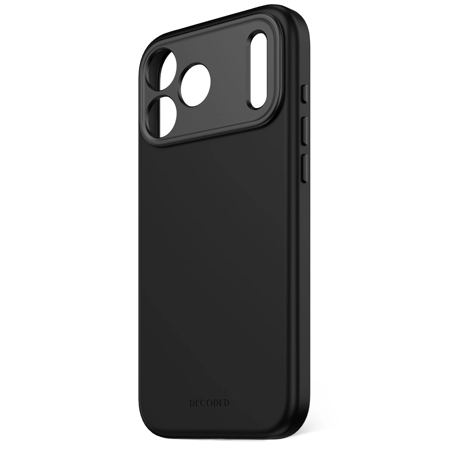 Decoded Antimicrobial Silicone Backcover pour iPhone 17 Pro Max - Phantom Noir