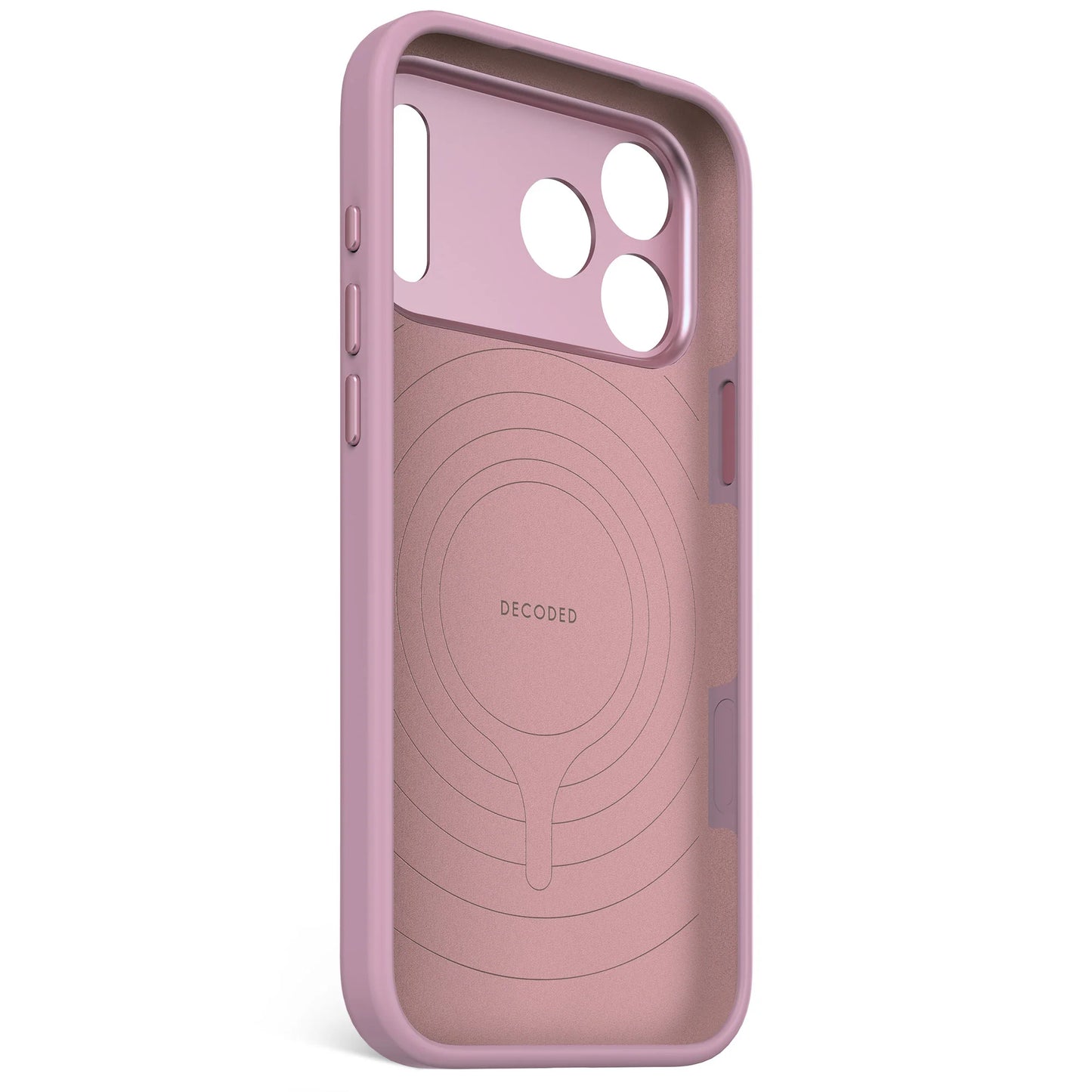 Decoded Antimicrobial Silicone Backcover voor iPhone 17 Pro Max - Rosette