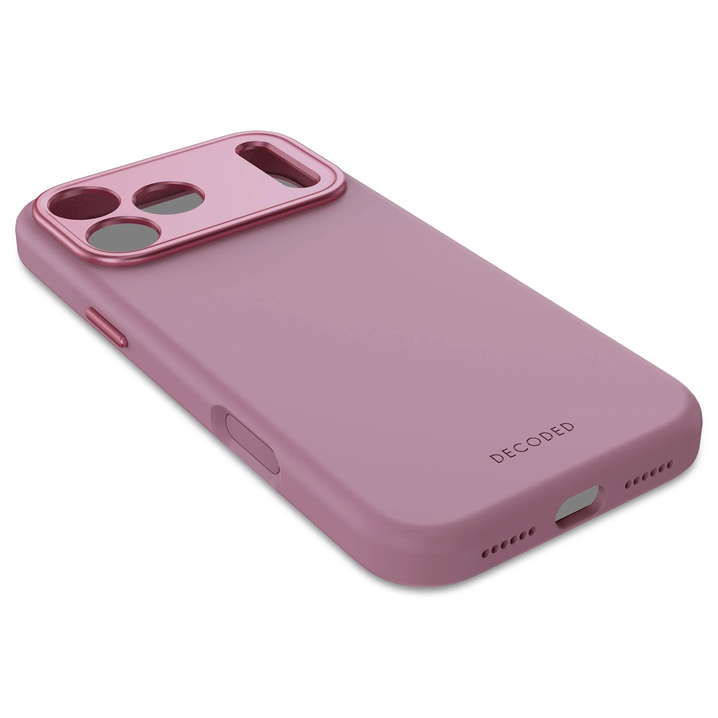 Decoded Antimicrobial Silicone Backcover voor iPhone 17 Pro Max - Rosette