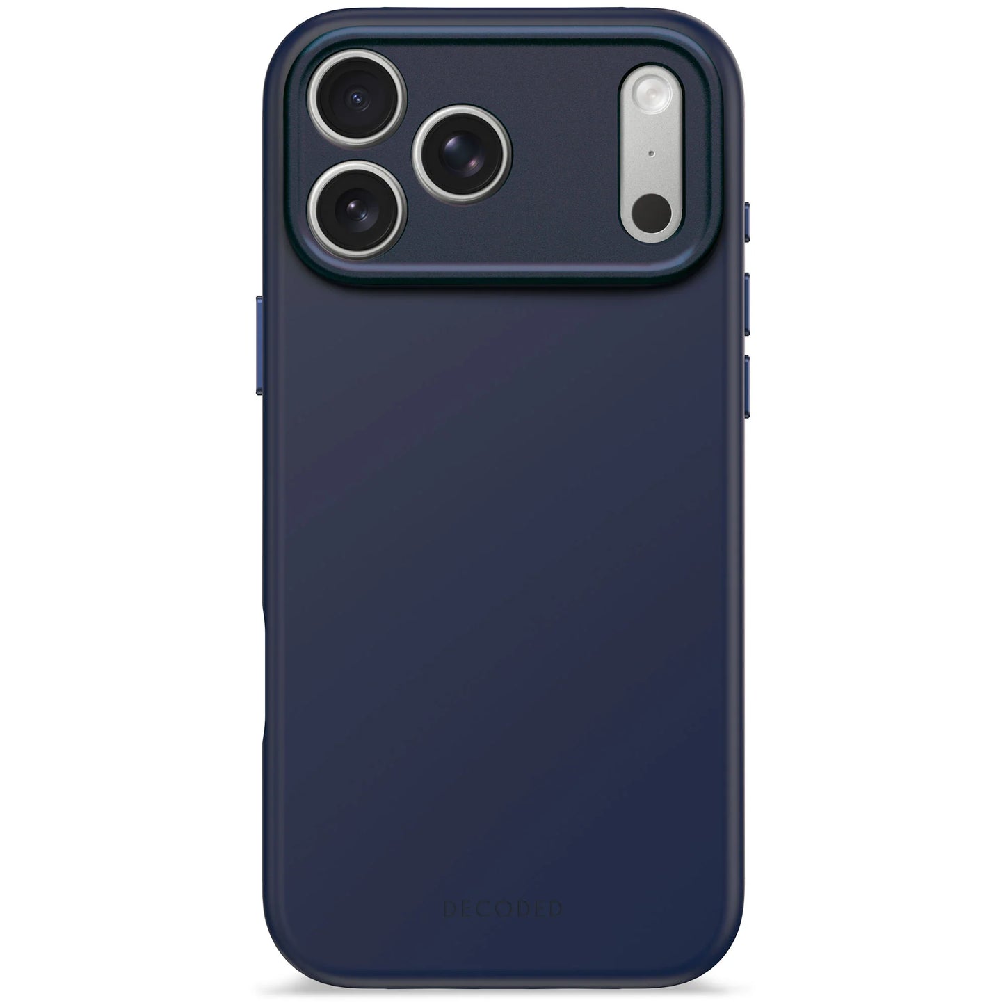 Decoded Antimicrobial Silicone Backcover voor iPhone 17 Pro Max - Marineblauw