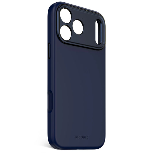 Decoded Antimicrobial Silicone Backcover voor iPhone 17 Pro Max - Marineblauw