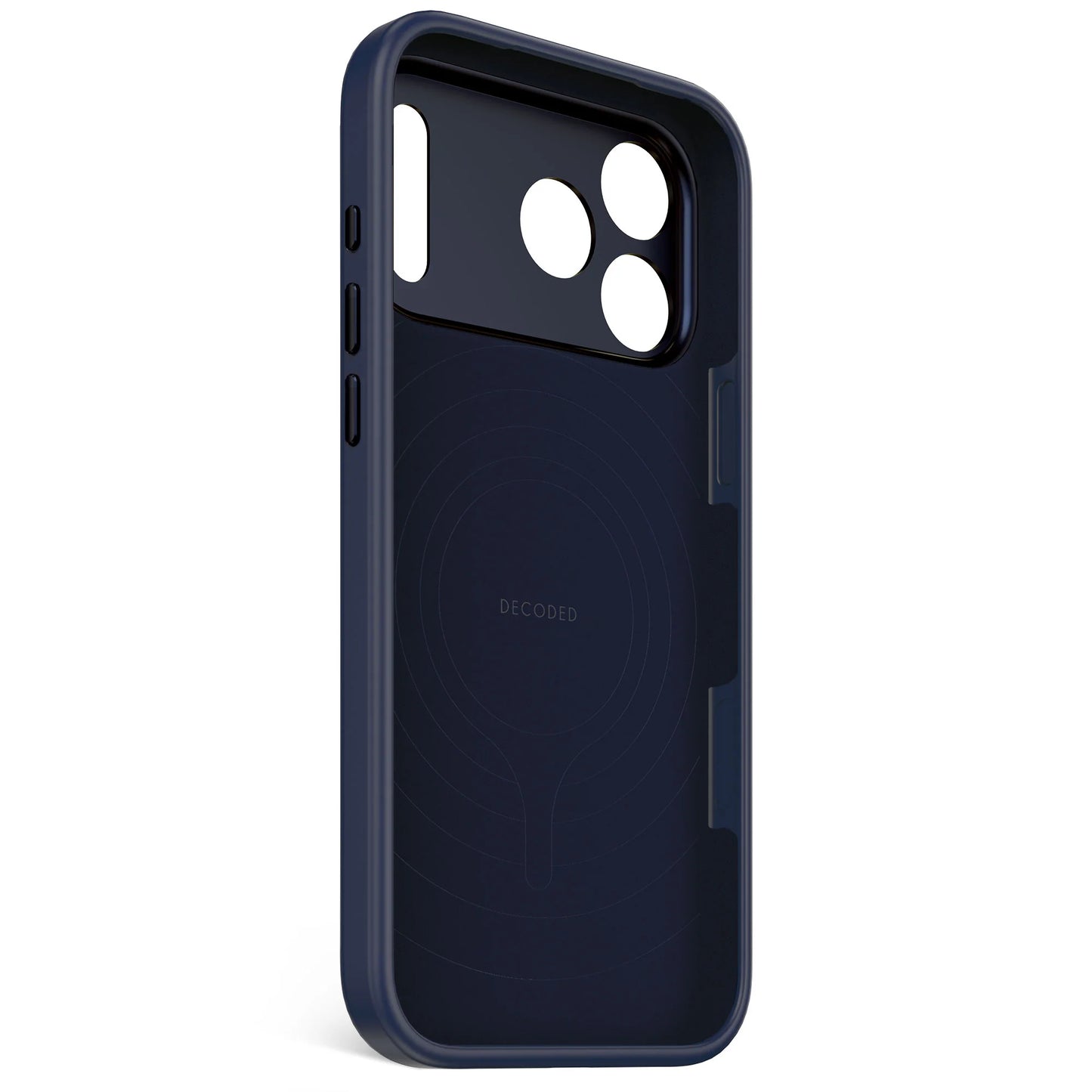 Decoded Antimicrobial Silicone Backcover voor iPhone 17 Pro Max - Marineblauw