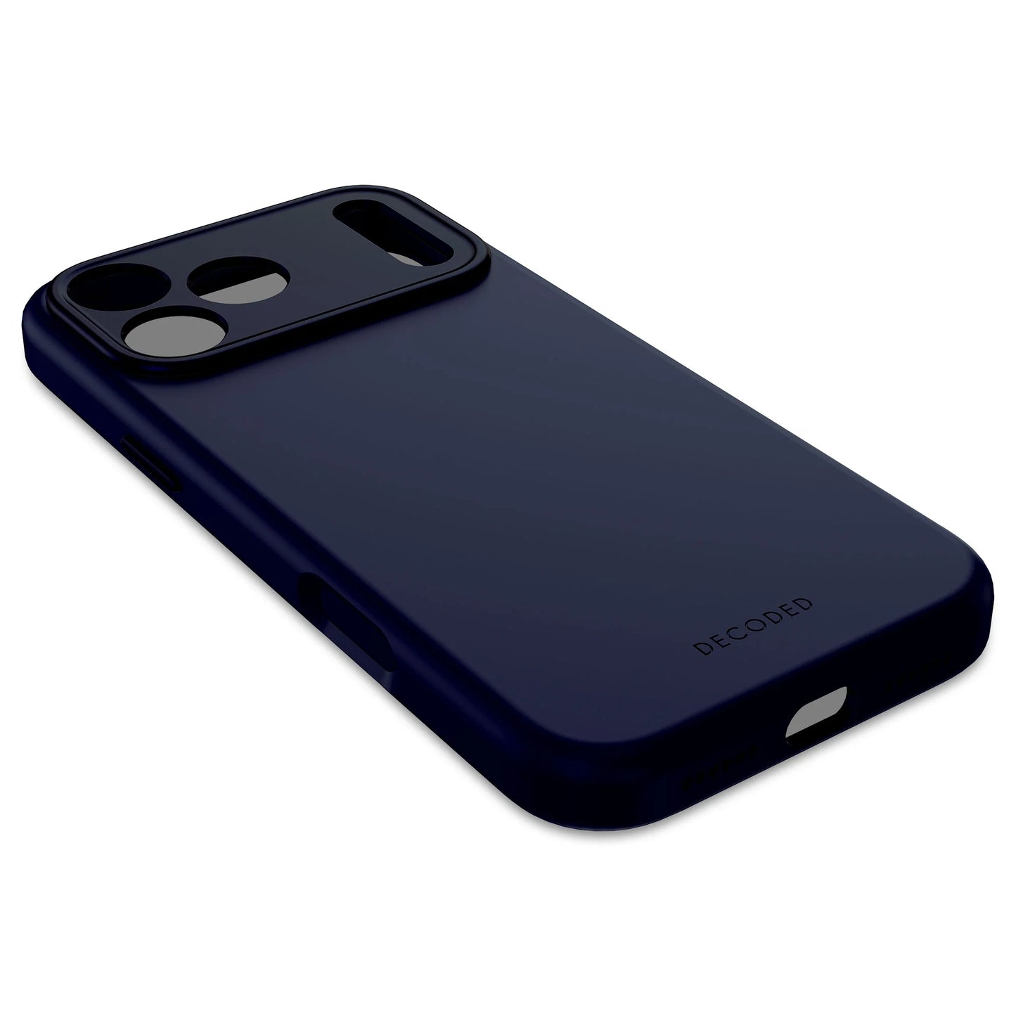 Decoded Antimicrobial Silicone Backcover voor iPhone 17 Pro Max - Marineblauw