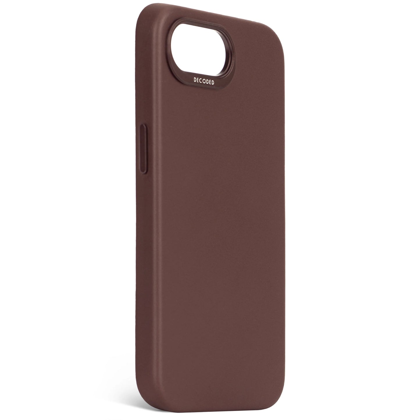 Decoded Leren hoesje voor iPhone 16e - Chocolade bruin