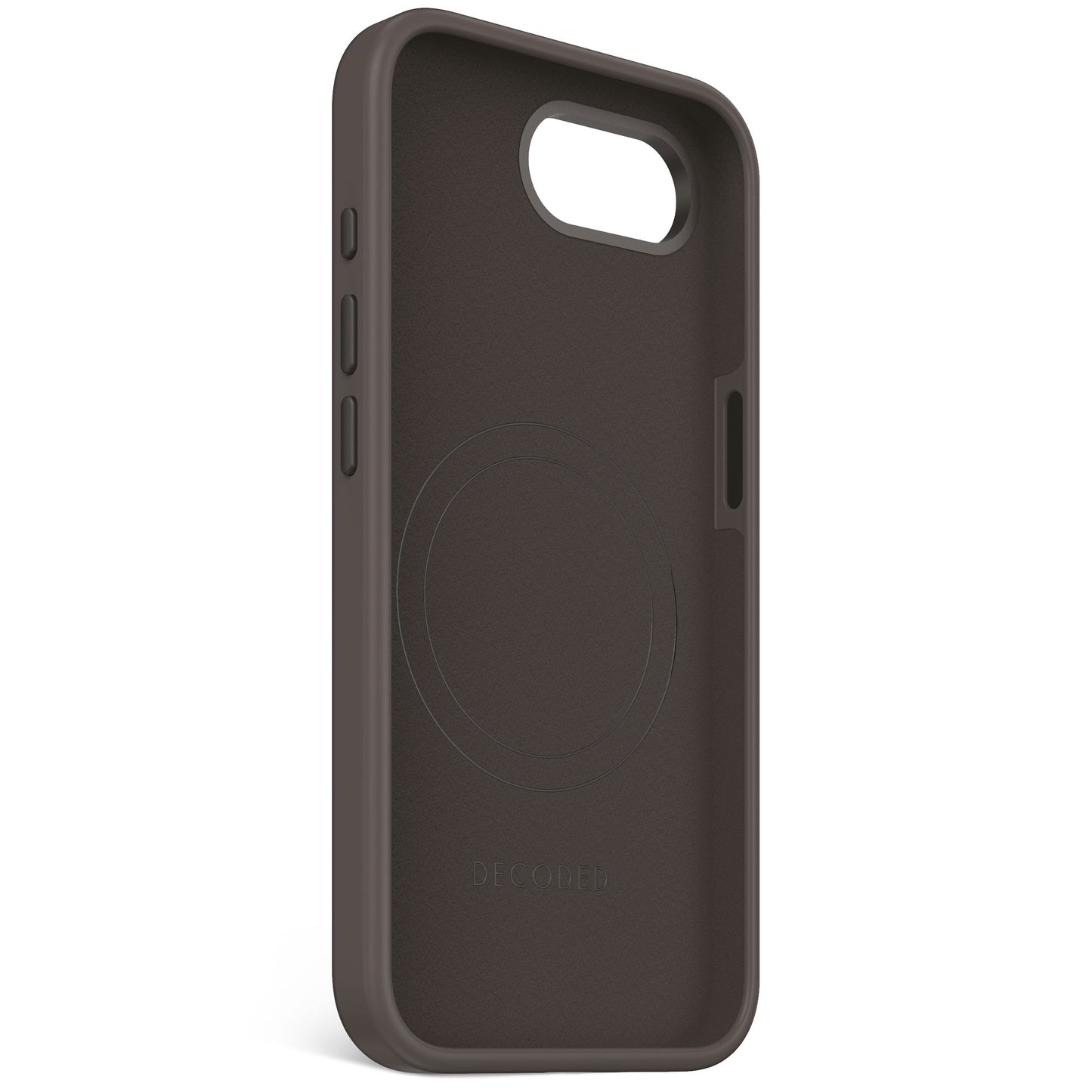 Decoded Silicone Backcover voor iPhone 17e/16e - Charcoal