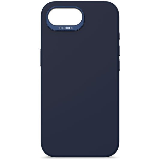 Decoded Silicone Backcover voor iPhone 16e - Marineblauw