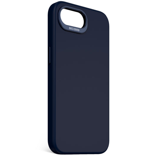 Decoded Silicone Backcover voor iPhone 16e - Marineblauw