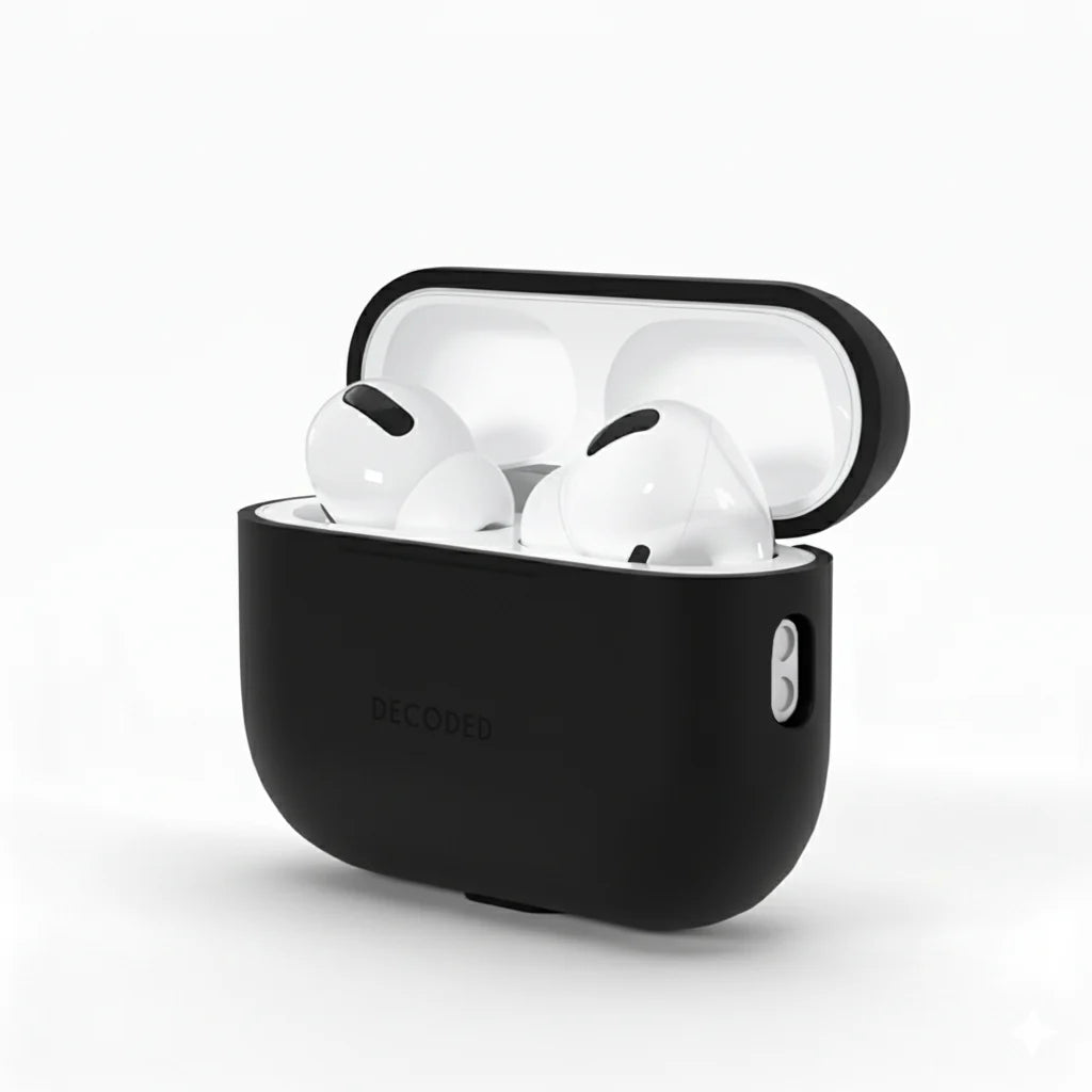 Decoded Silicone case voor AirPods Pro (3e gen.) - Zwart