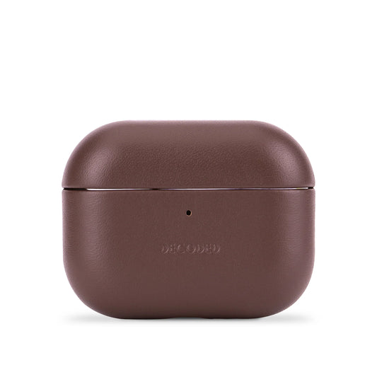 Decoded Leren case voor AirPods Pro (3e gen.) - Chocoladebruin