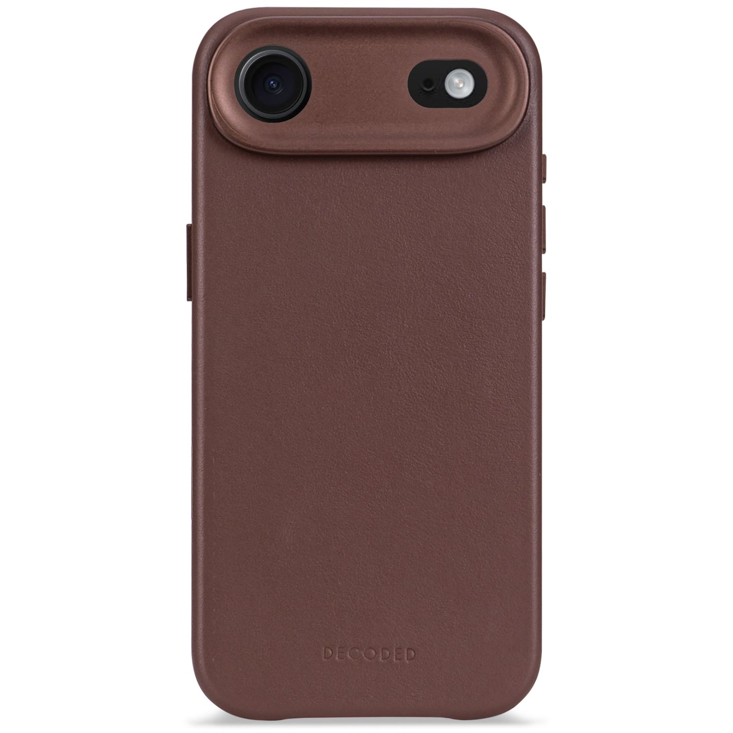 Decoded Housse en cuir pour iPhone Air - Brun Chocolat
