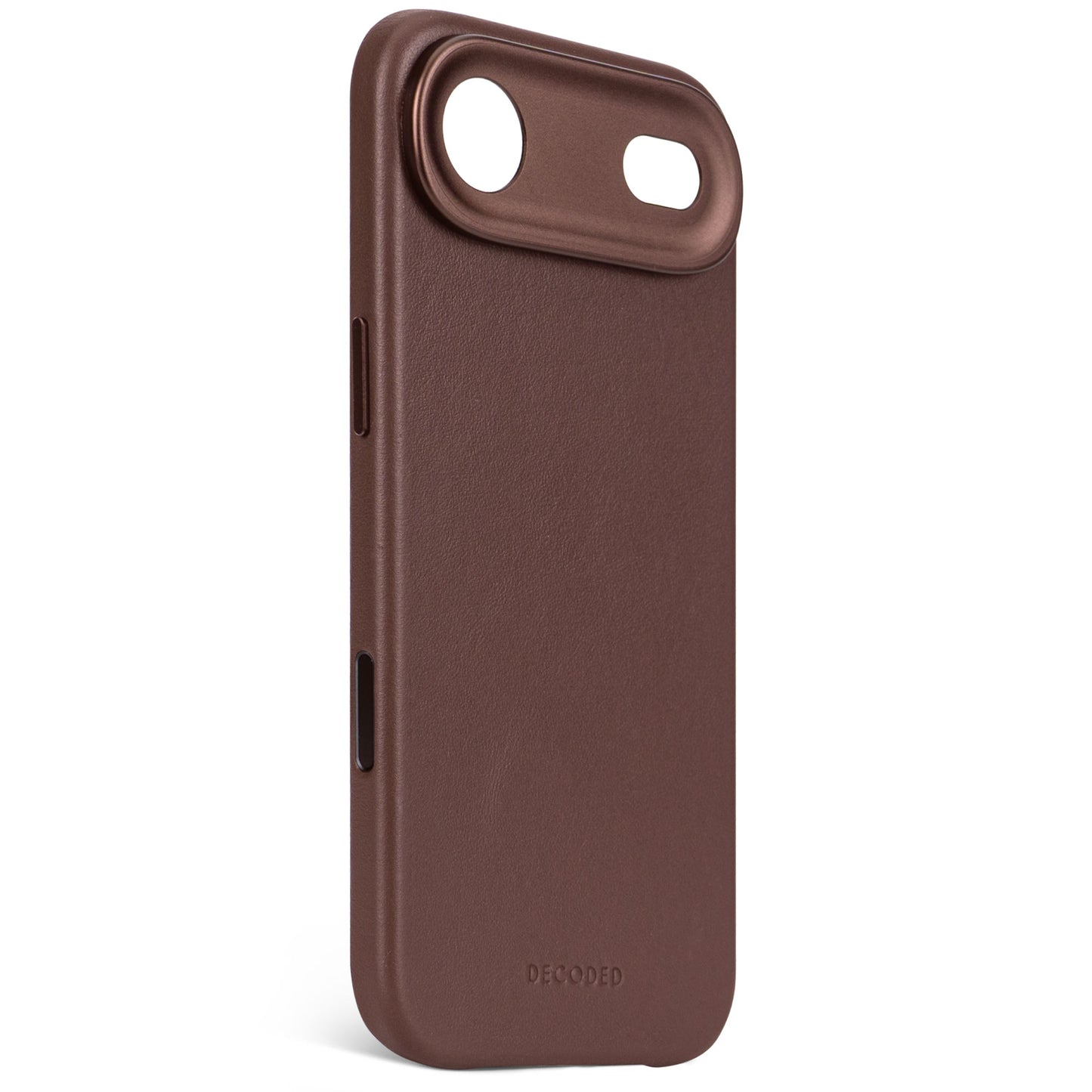 Decoded Housse en cuir pour iPhone Air - Brun Chocolat