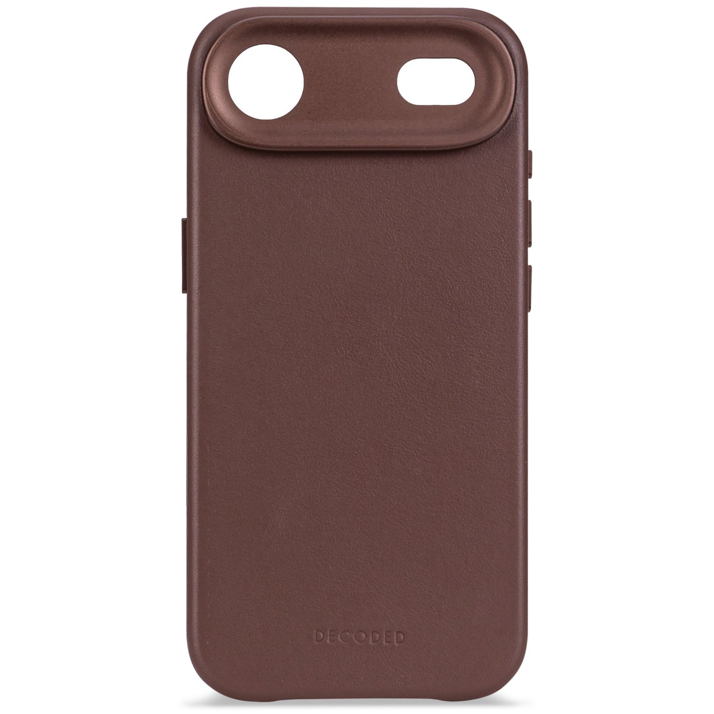Decoded Housse en cuir pour iPhone Air - Brun Chocolat