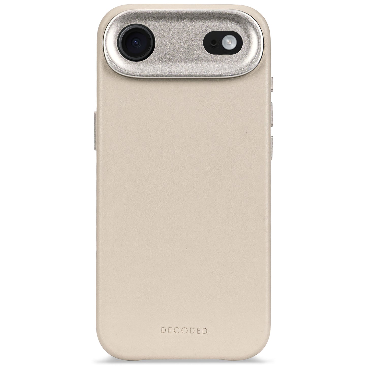 Decoded Housse en cuir pour iPhone Air - Argile Solide