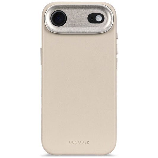 Decoded Housse en cuir pour iPhone Air - Argile Solide