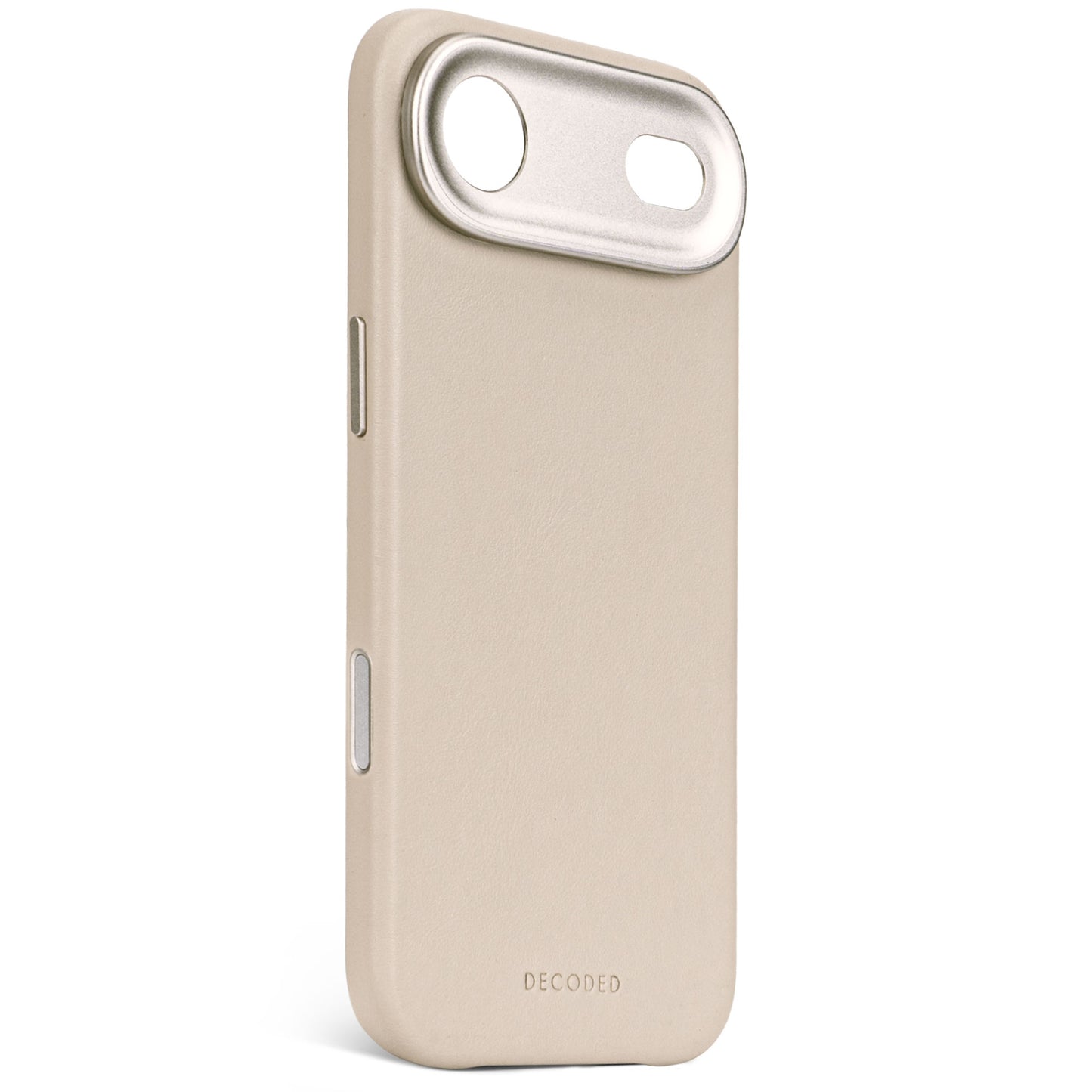 Decoded Housse en cuir pour iPhone Air - Argile Solide