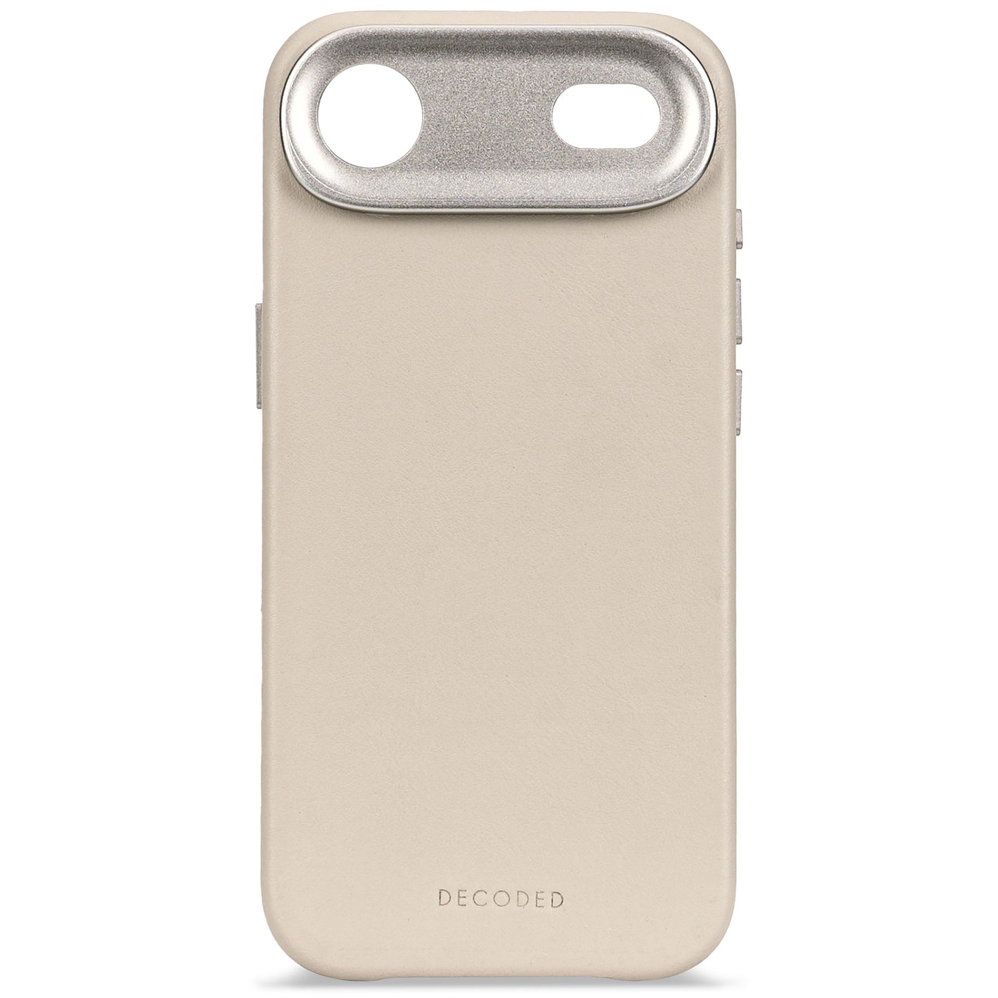 Decoded Housse en cuir pour iPhone Air - Argile Solide