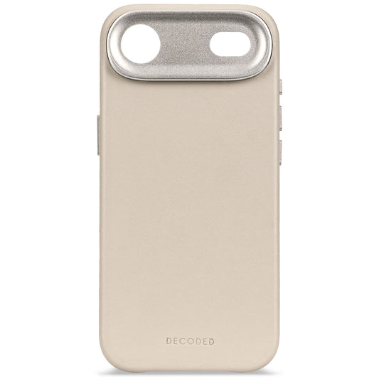 Decoded Housse en cuir pour iPhone Air - Argile Solide