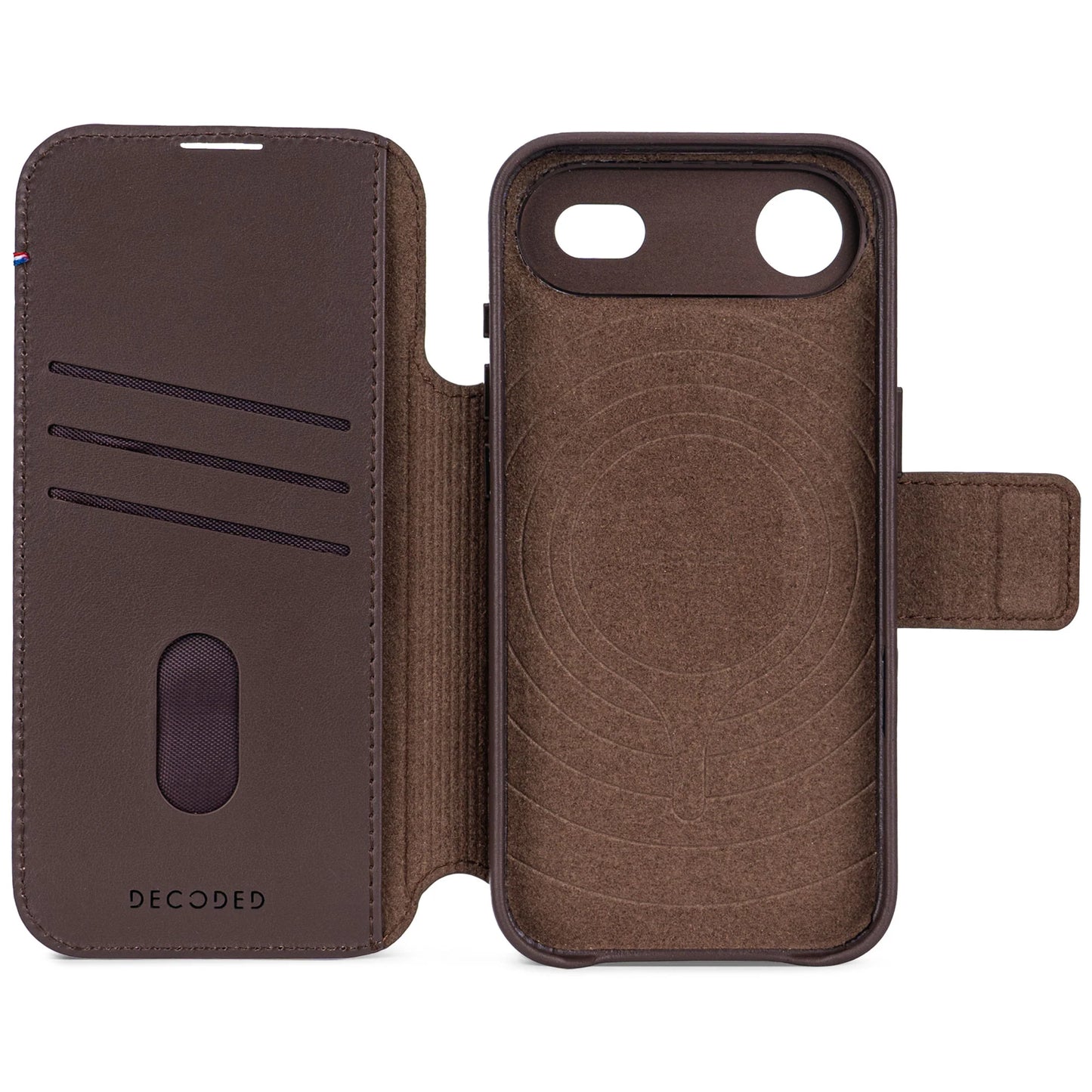 Decoded Detachable Wallet voor iPhone Air - Chocoladebruin