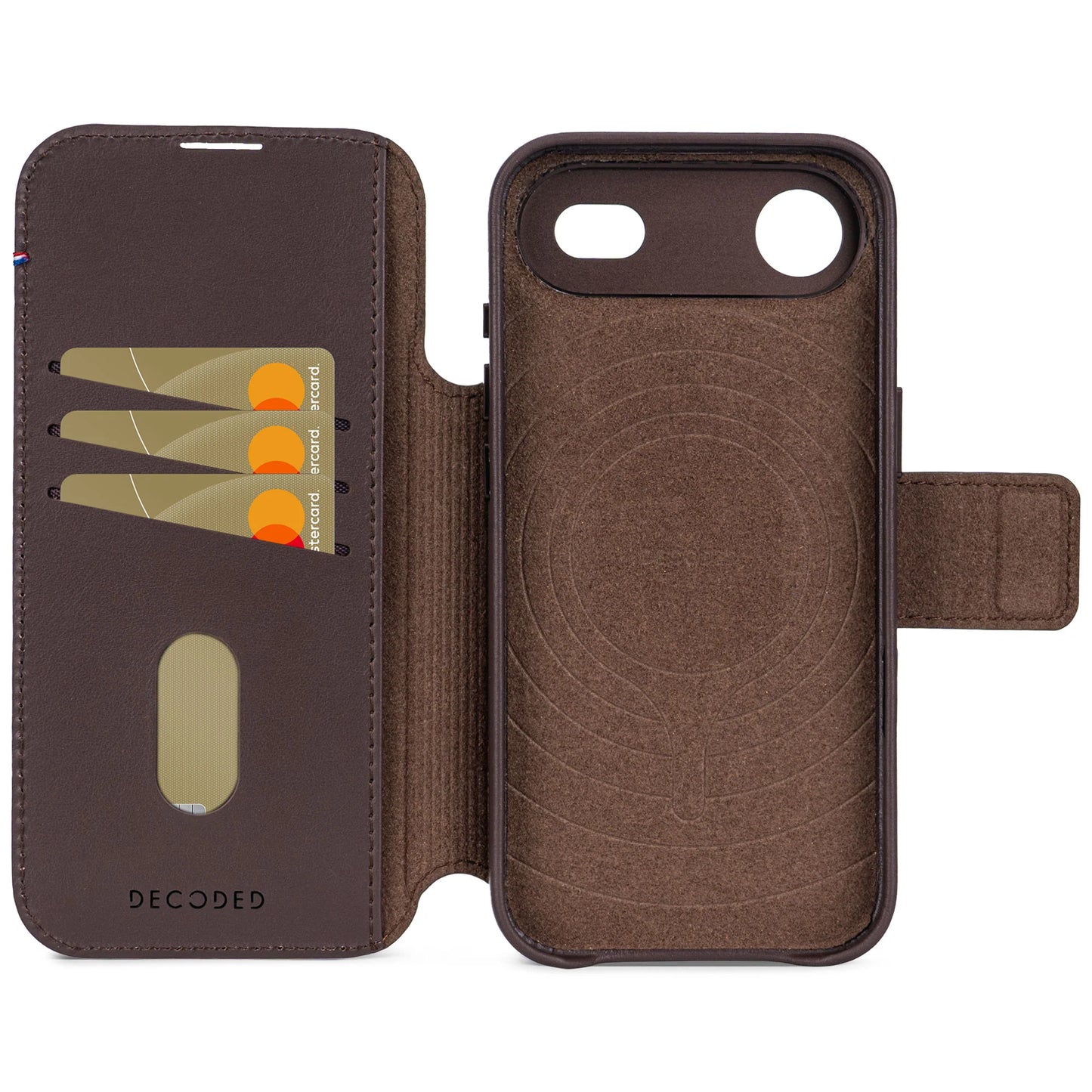 Decoded Detachable Wallet voor iPhone Air - Chocoladebruin