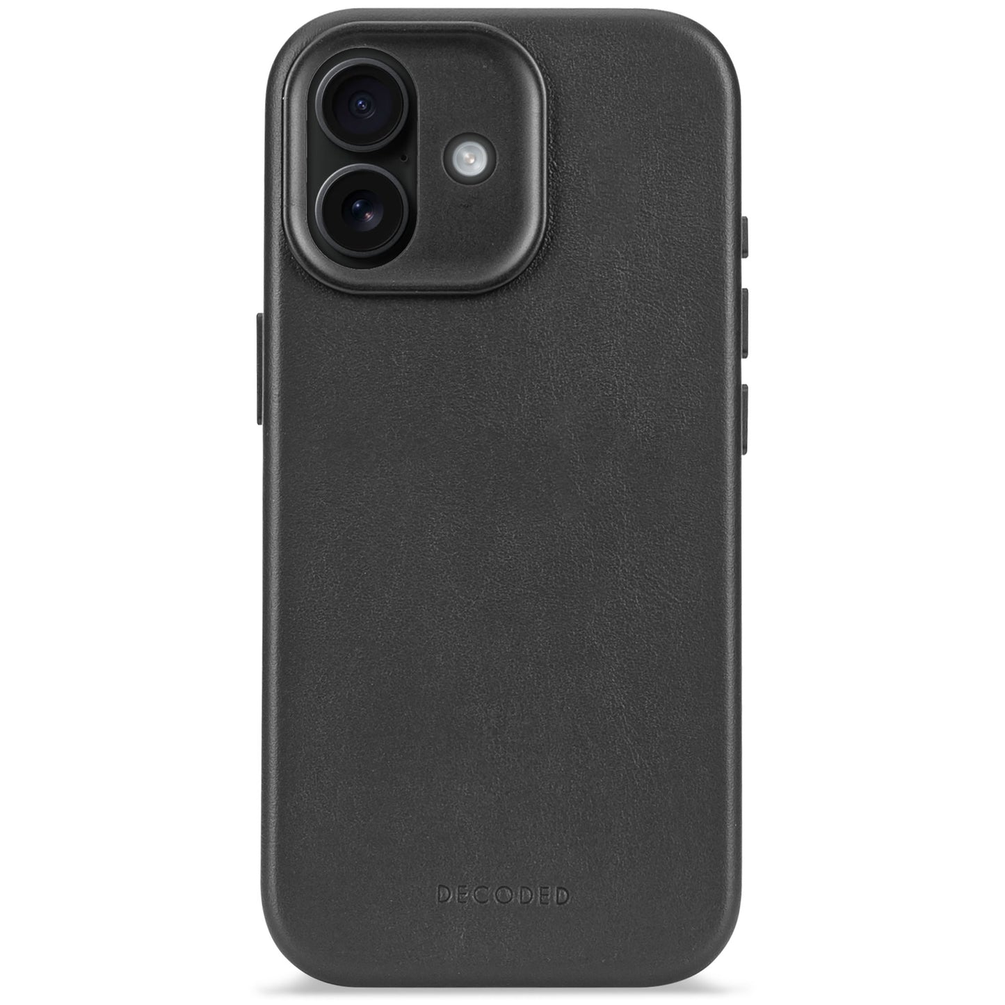 Decoded Housse en cuir pour iPhone 17 - Noir