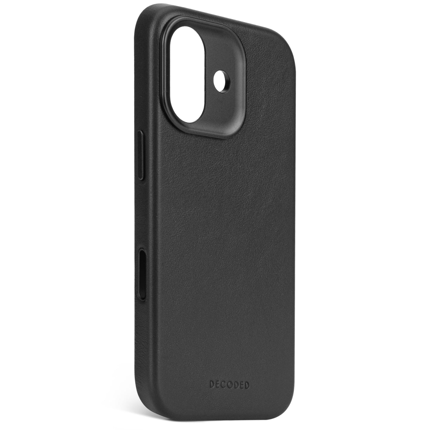 Decoded Housse en cuir pour iPhone 17 - Noir