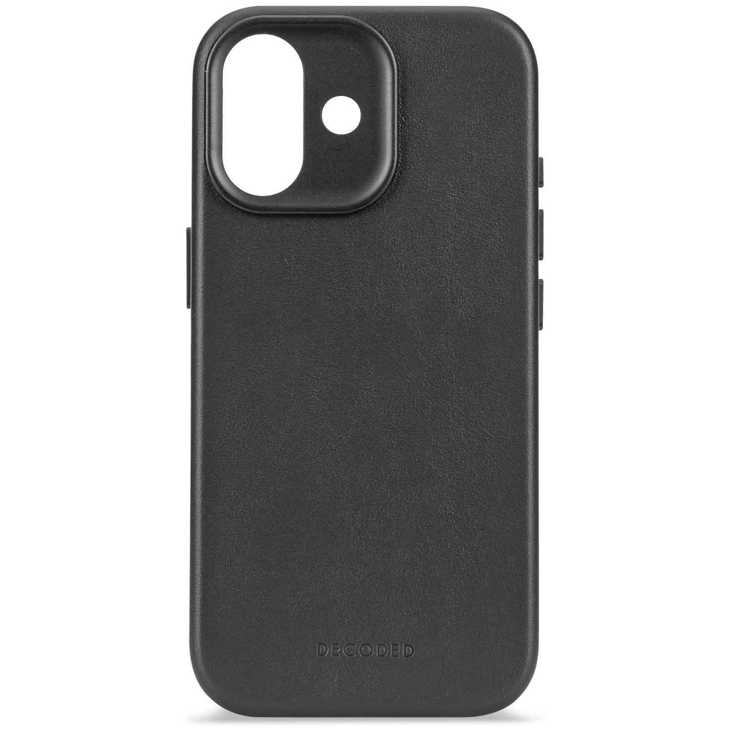 Decoded Housse en cuir pour iPhone 17 - Noir
