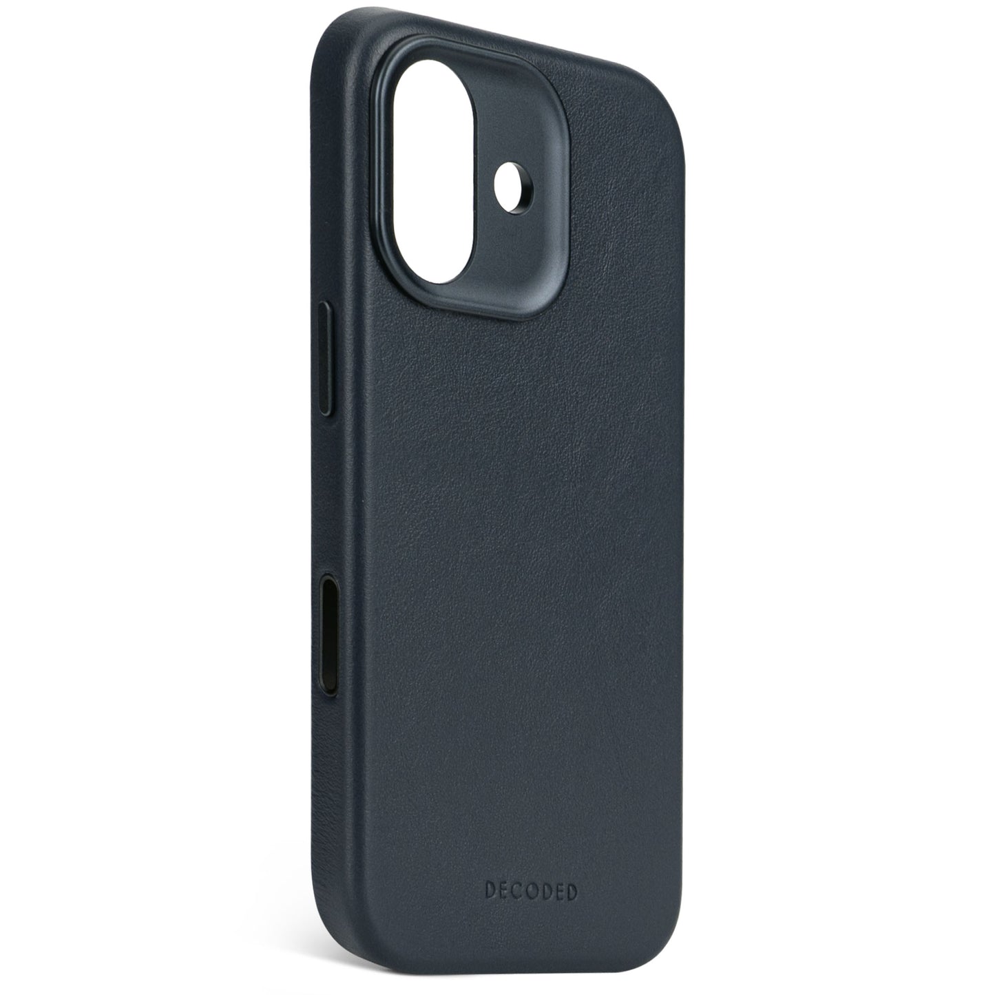 Decoded Housse en cuir pour iPhone 17 - Bleu marine