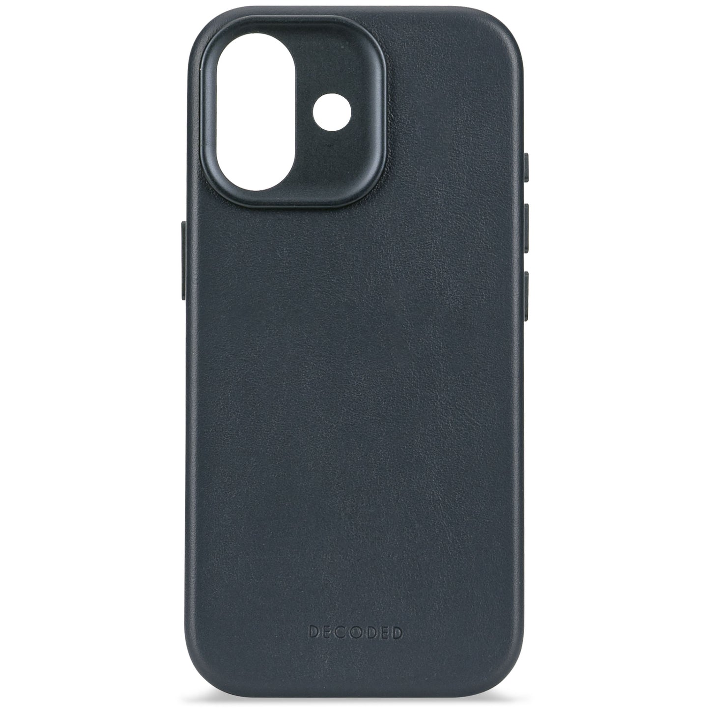 Decoded Housse en cuir pour iPhone 17 - Bleu marine