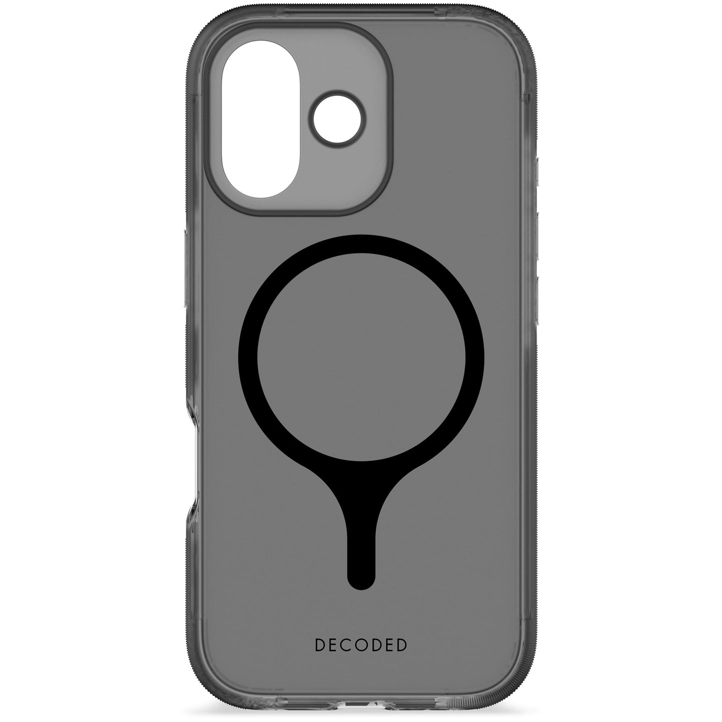 Decoded DropTec Transparent Backcover pour iPhone 17 - Frosted Black