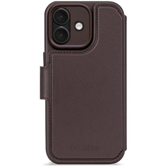 Decoded Detachable Wallet pour iPhone 17 - Brun Chocolat