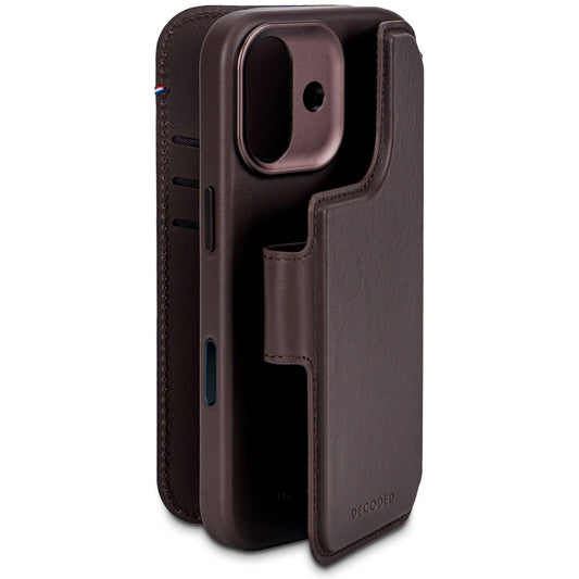 Decoded Detachable Wallet pour iPhone 17 - Brun Chocolat