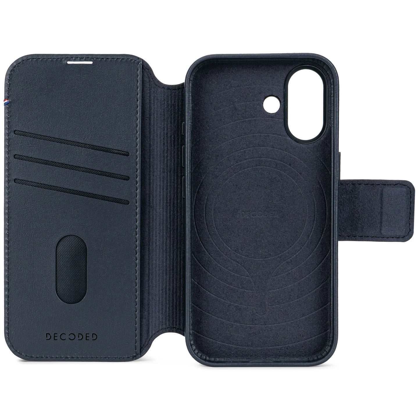 Decoded Detachable Wallet voor iPhone 17 - Marineblauw