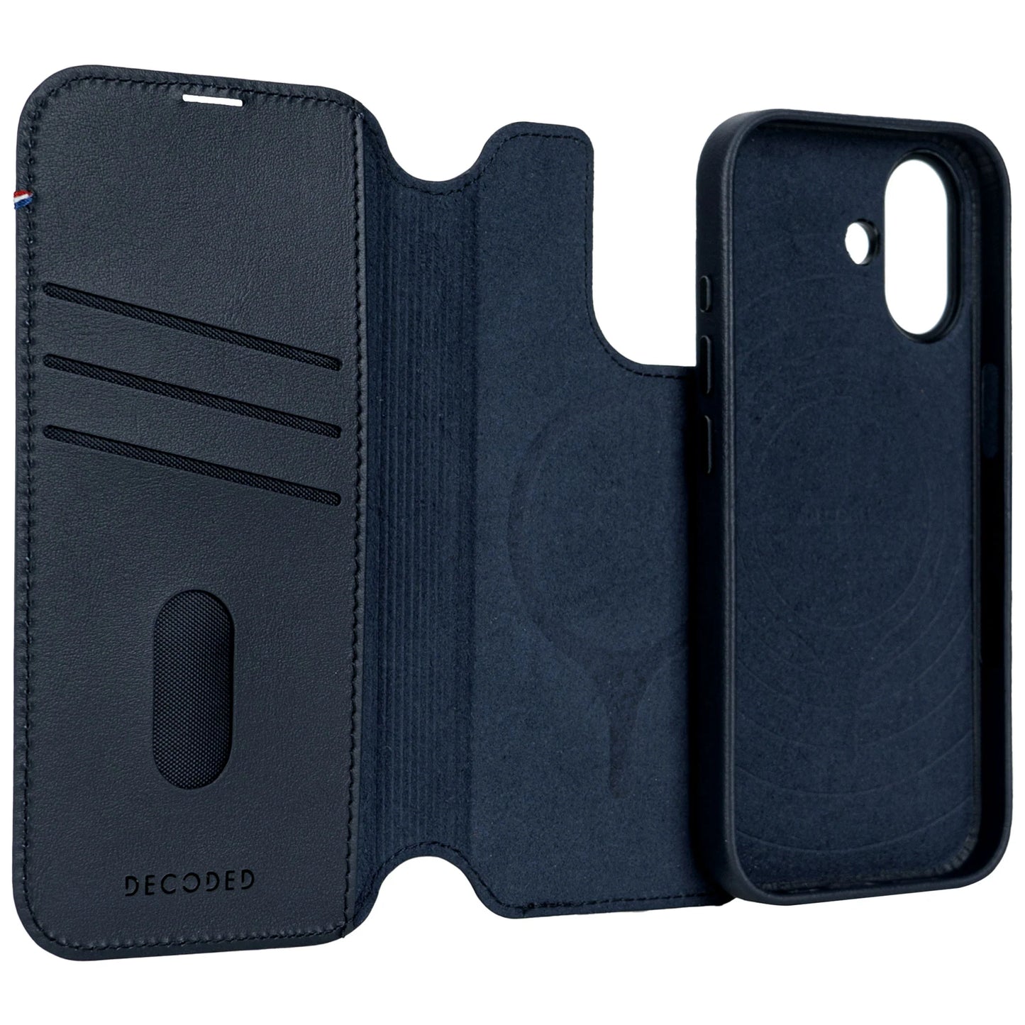 Decoded Detachable Wallet voor iPhone 17 - Marineblauw