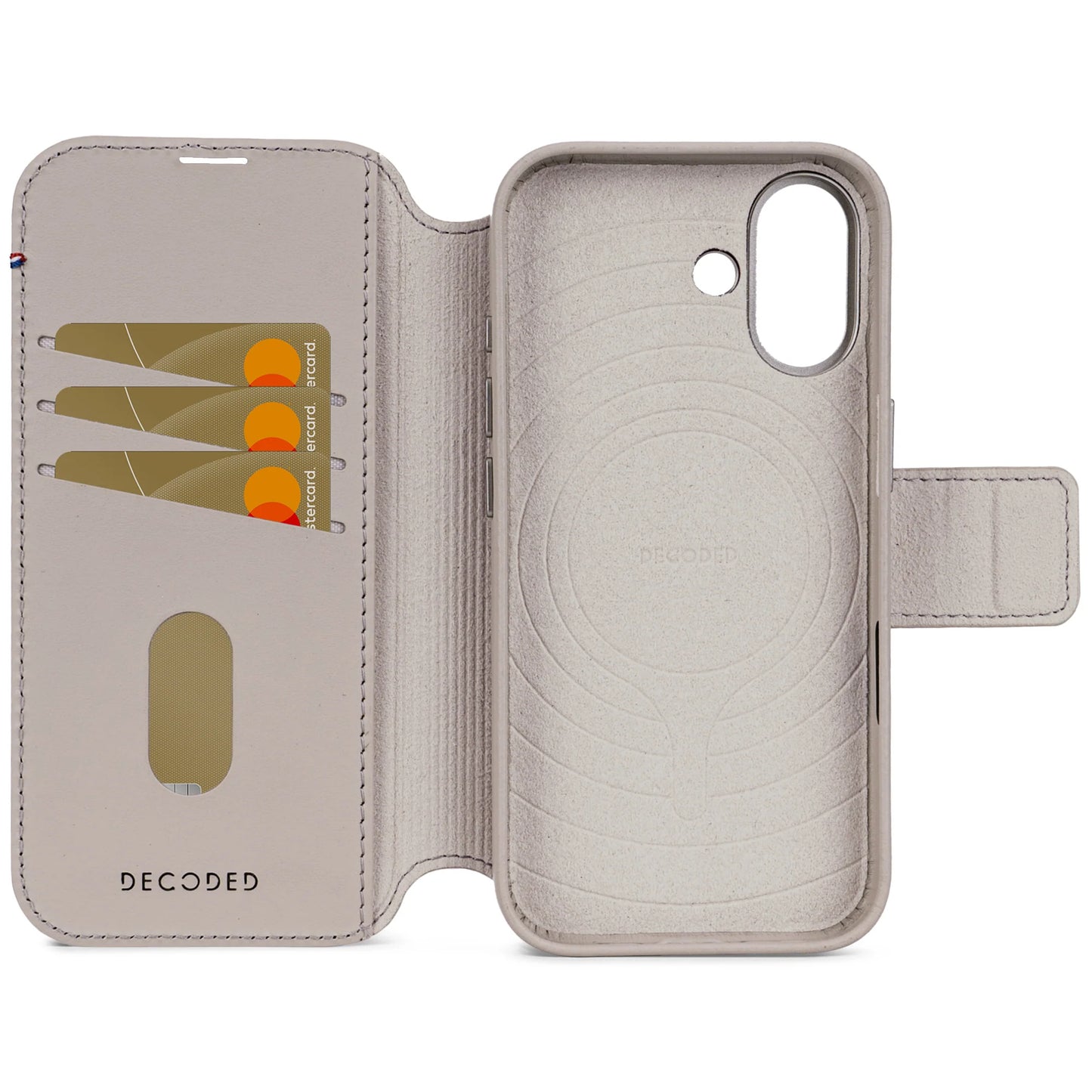 Decoded Detachable Wallet voor iPhone 17 - Klei