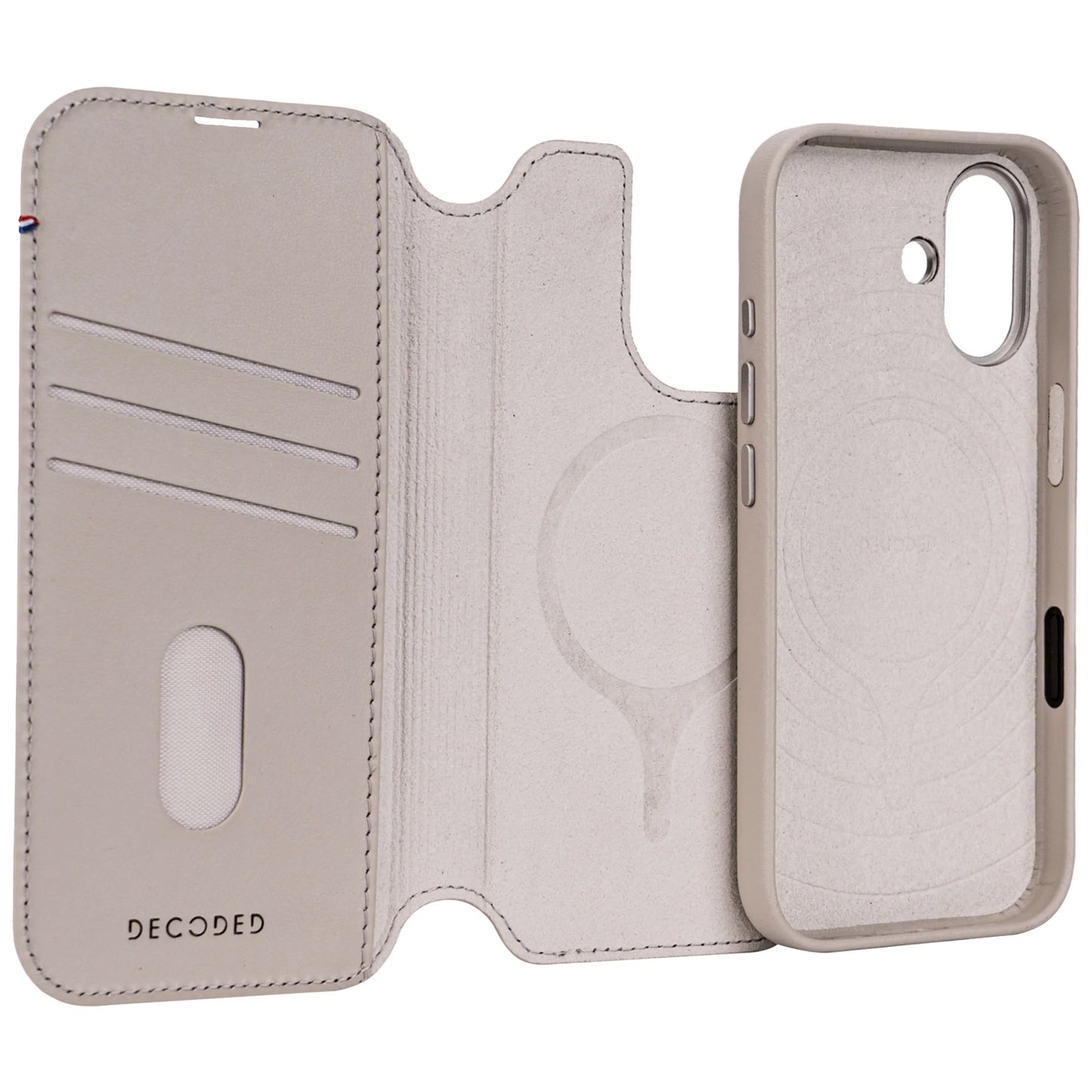 Decoded Detachable Wallet voor iPhone 17 - Klei