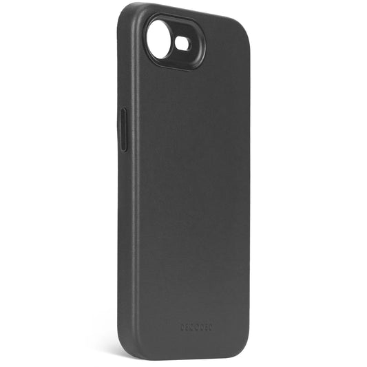 Decoded Leren hoesje voor iPhone 17e/16e - Zwart